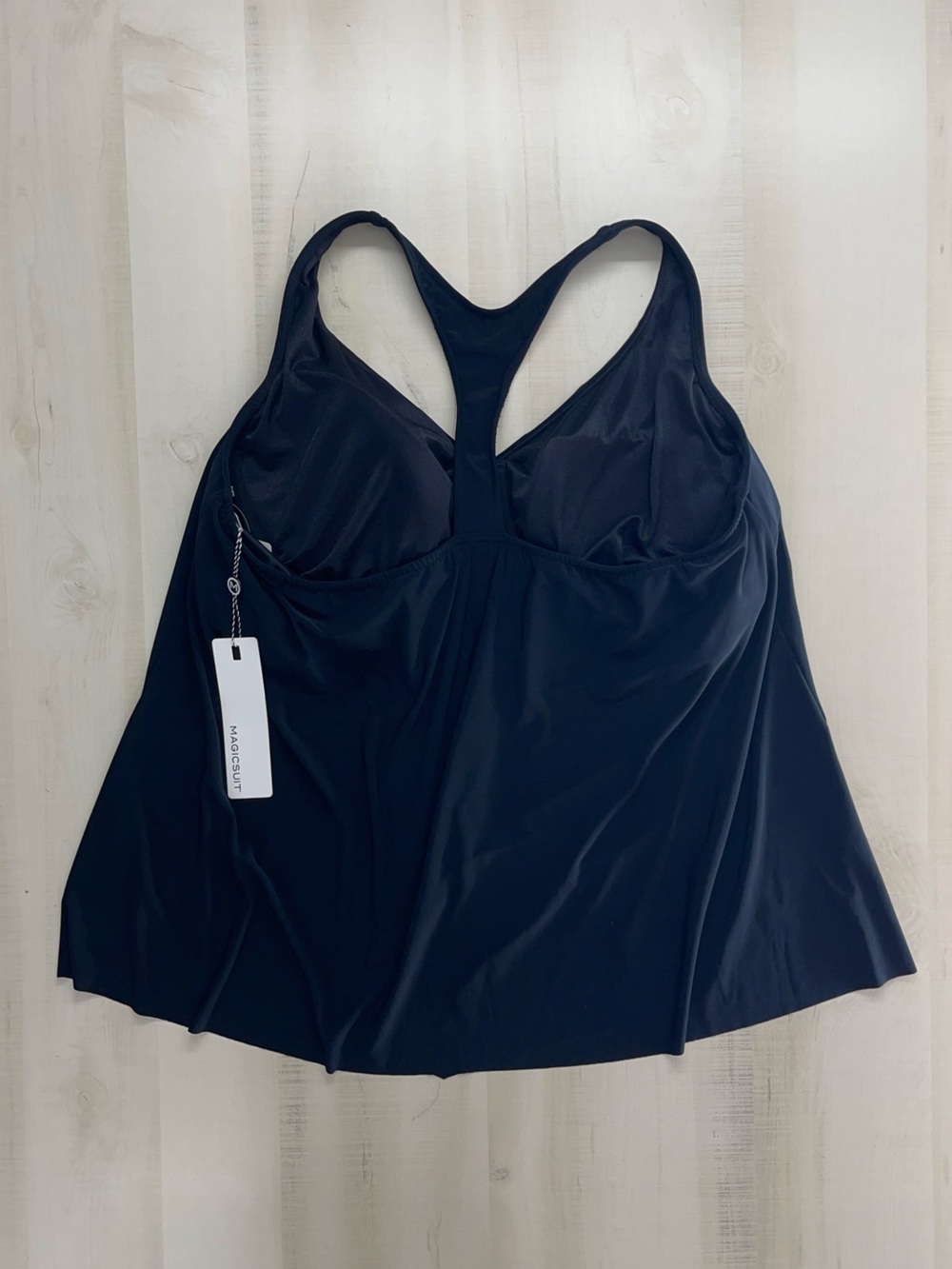 nwt MAGICSUIT women’s flowy racerback tank swim top 24W - Picture 2 of 4